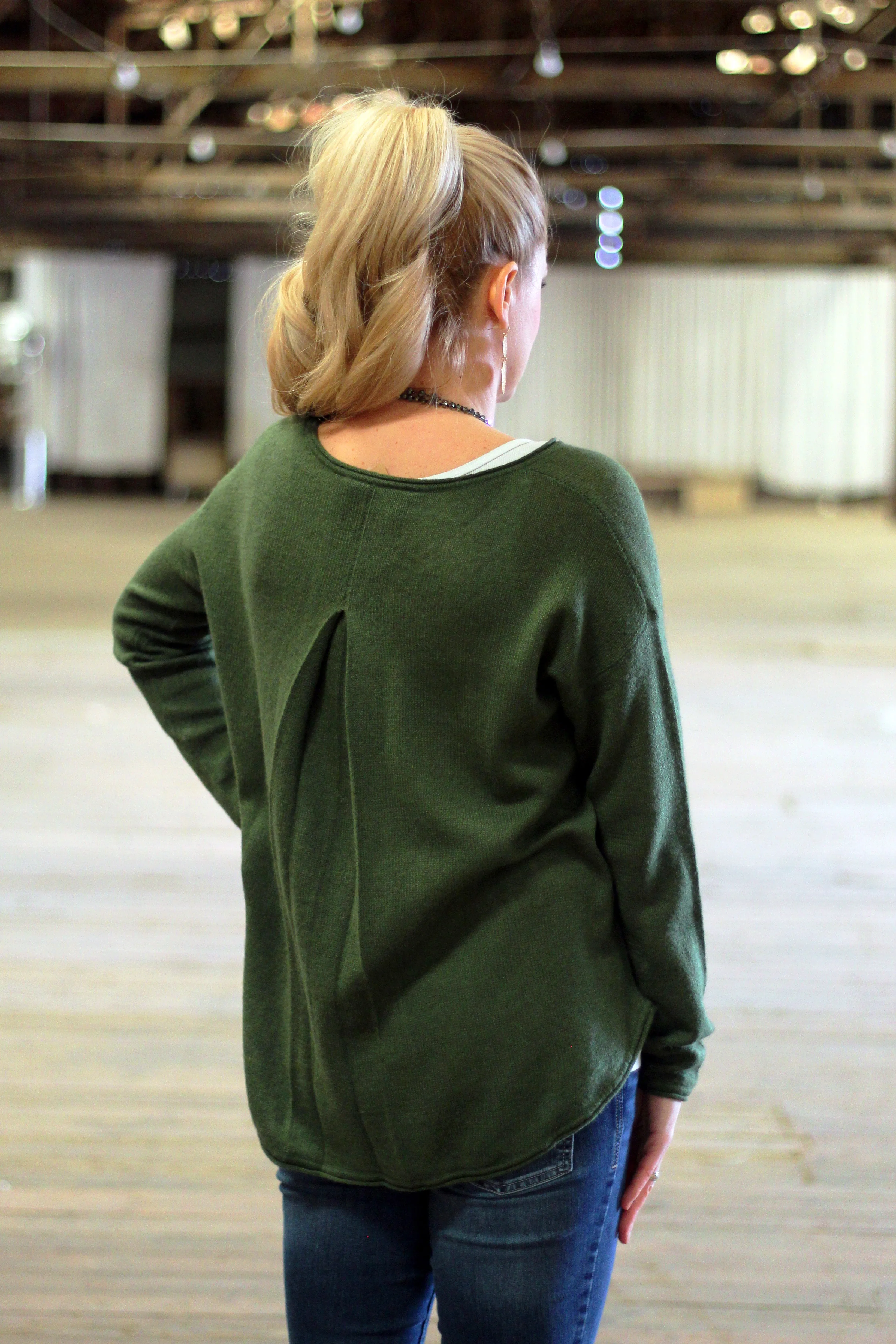 100% Cashmere Sweater One Size