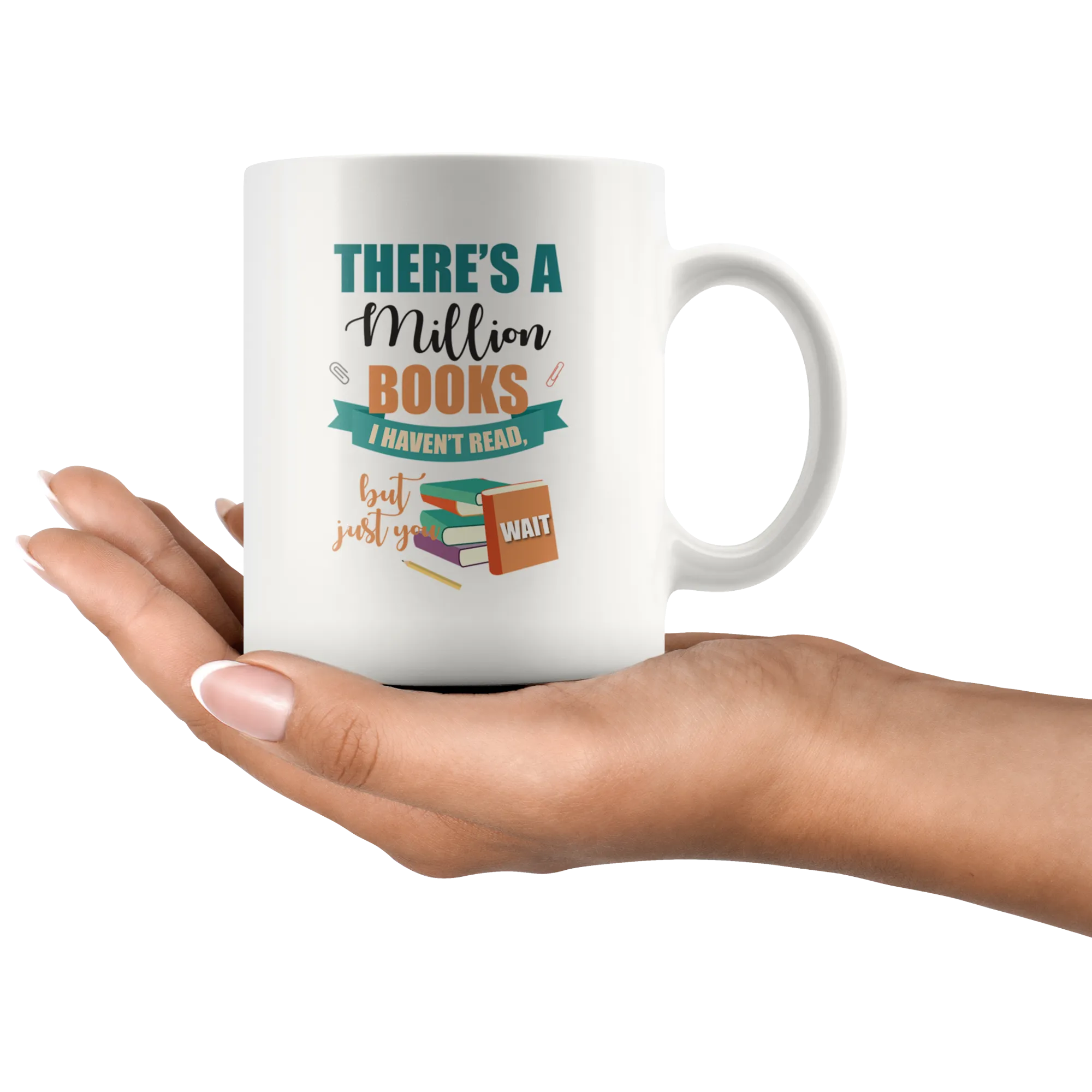 A Million Books Ceramic Mug