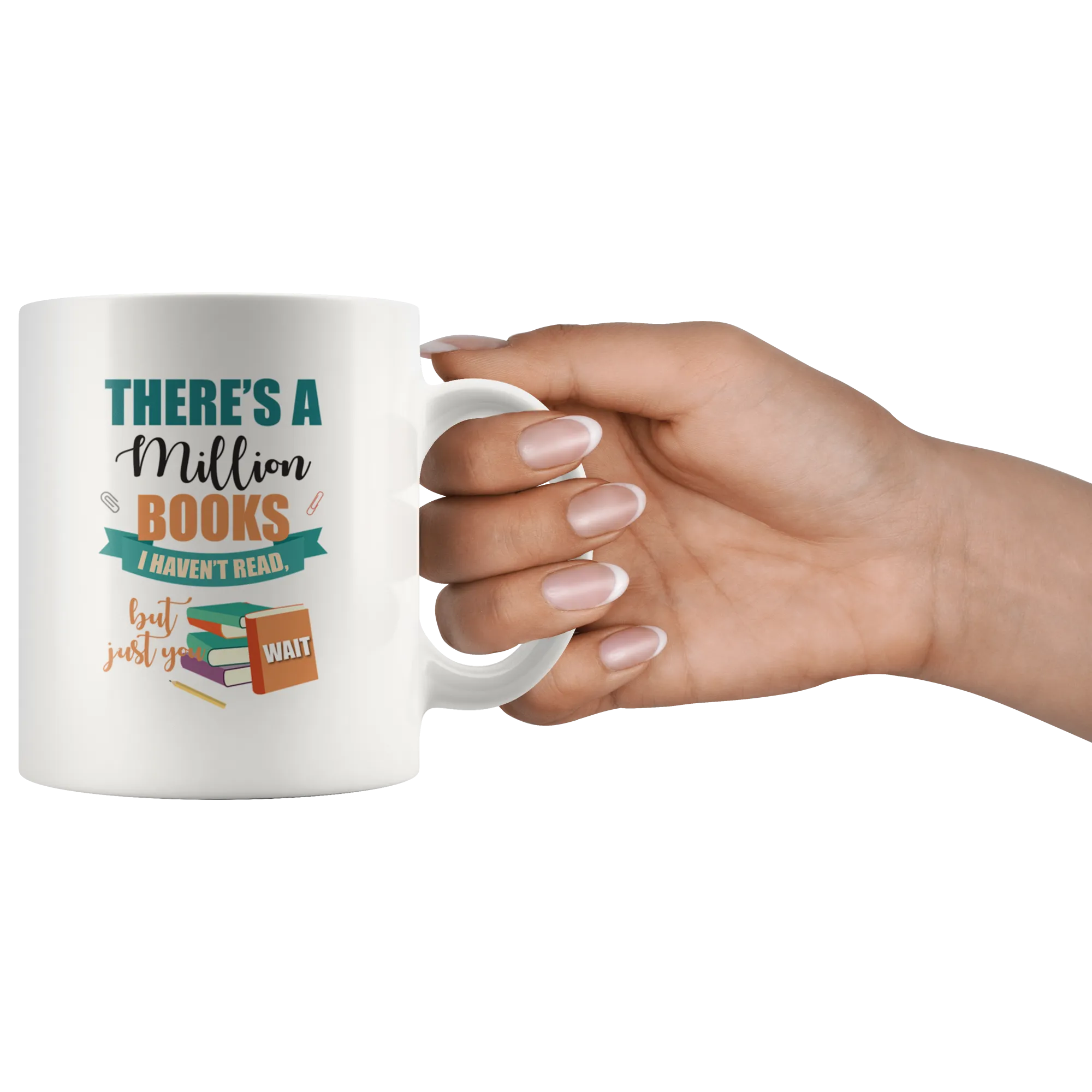 A Million Books Ceramic Mug