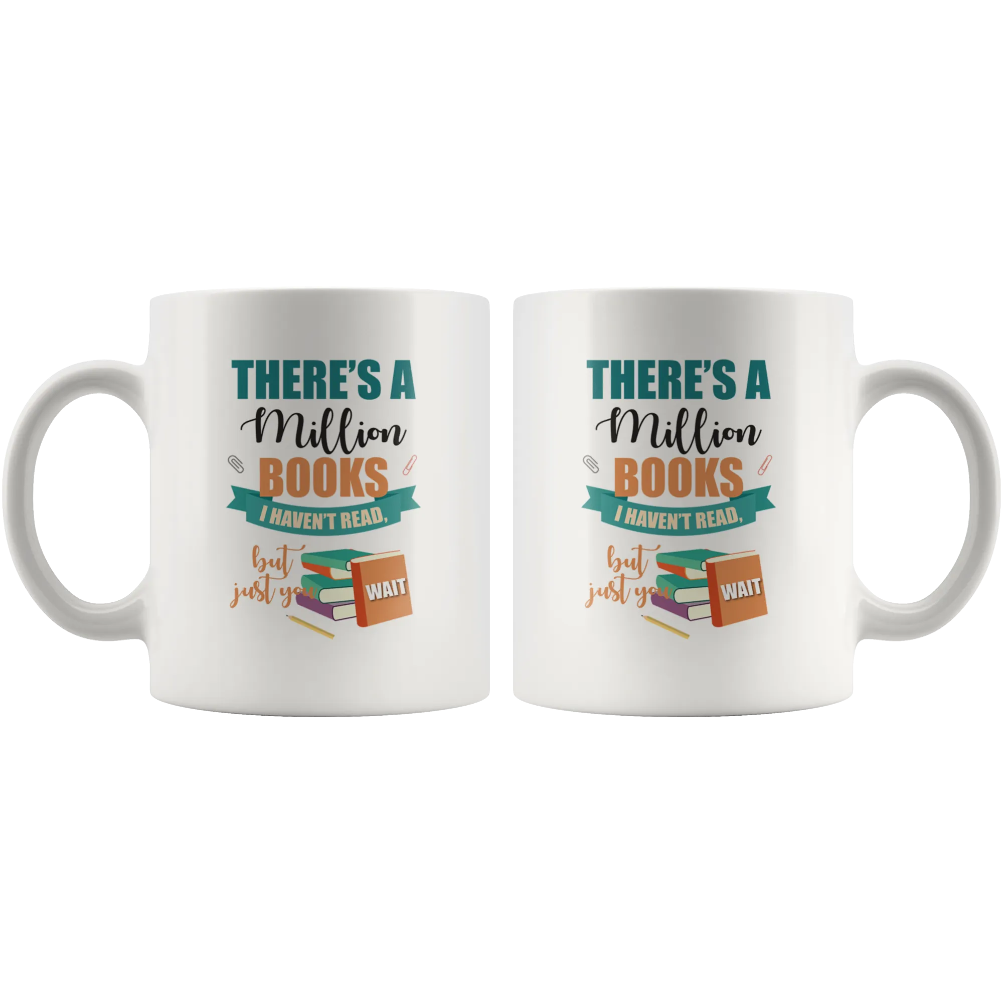 A Million Books Ceramic Mug