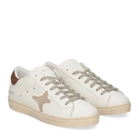 Ama-Brand 2520 Sneaker bianco beige - Al Siletto | Al Siletto