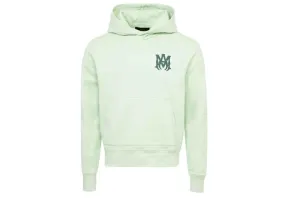 Amiri MA Logo Hoodie in Seacrest Green