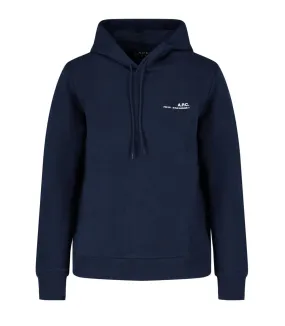 A.P.C. Logo Printed Drawstring Hoodie