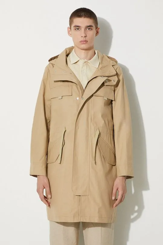 A.P.C. parka Parka Yael men's beige color