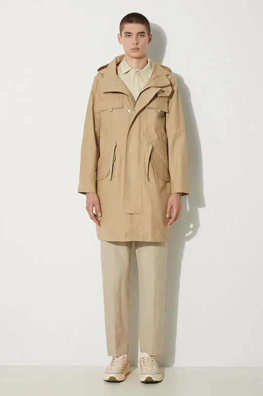 A.P.C. parka Parka Yael men's beige color