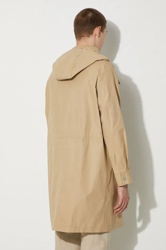 A.P.C. parka Parka Yael men's beige color