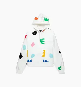 Artist Series By Mia Lee Fleece Womens Hoodie - White