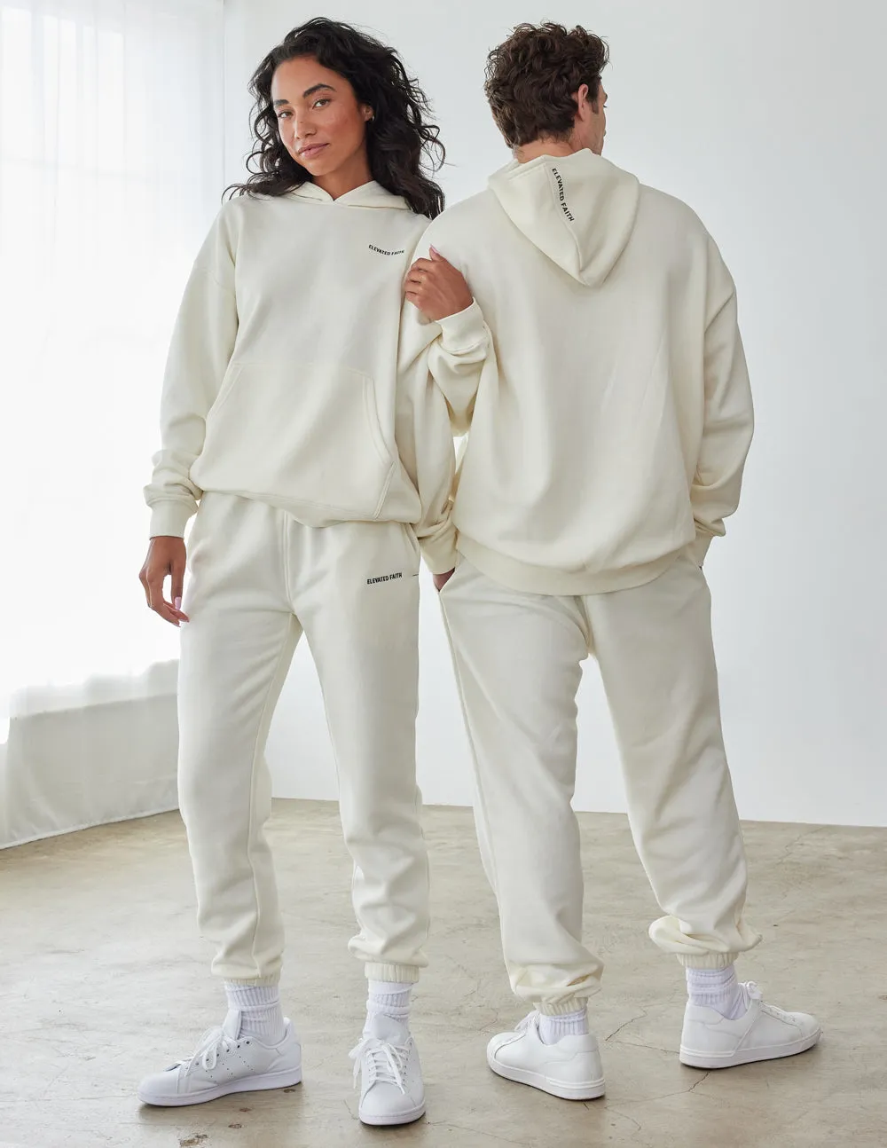 Basics White Sand Unisex Hoodie