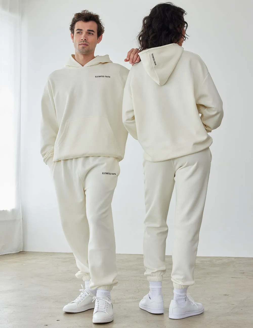 Basics White Sand Unisex Hoodie