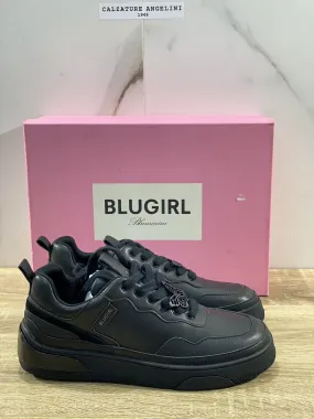 Blugirl Blumarine Donna sneaker Wow Pelle nera casual shoes woman 37