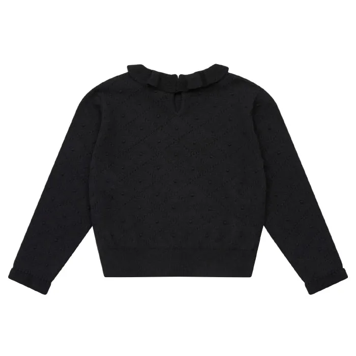 Bonton Child Froufrou Sweater Black