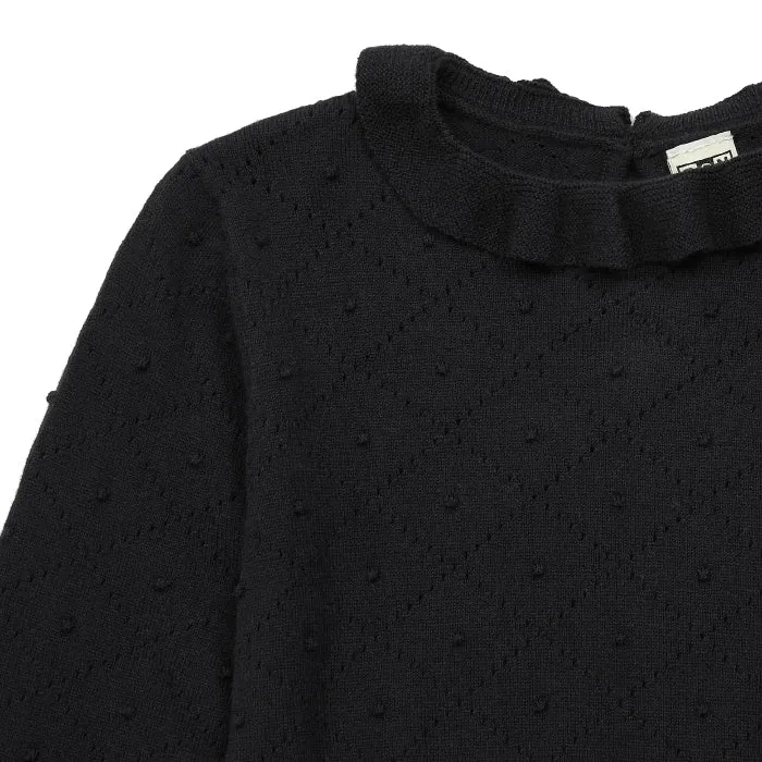 Bonton Child Froufrou Sweater Black