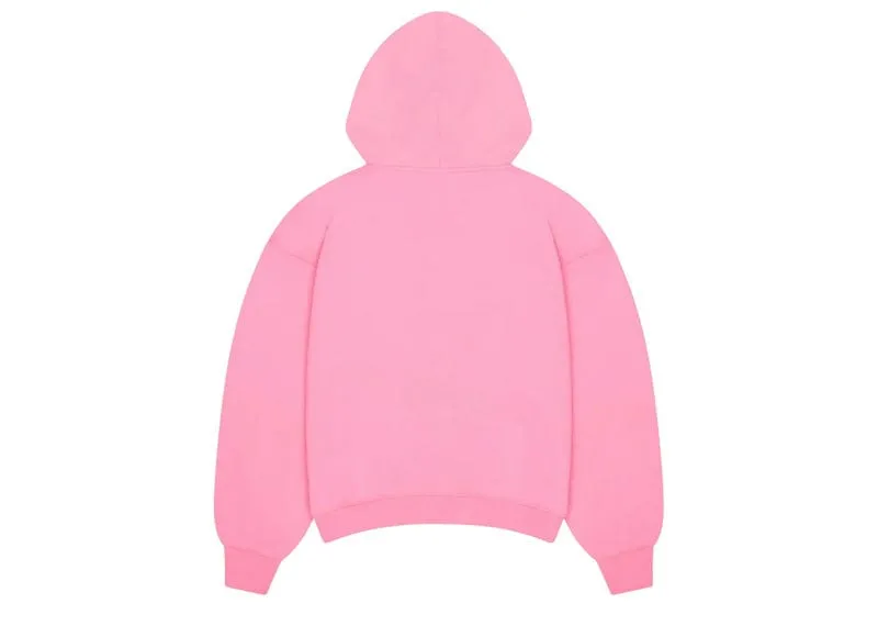 Broken Planet Zip Up Hoodie Candy Pink