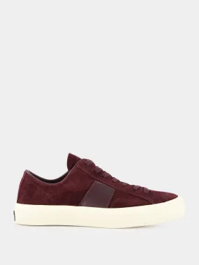 Burgundy Suede Cambridge Sneakers