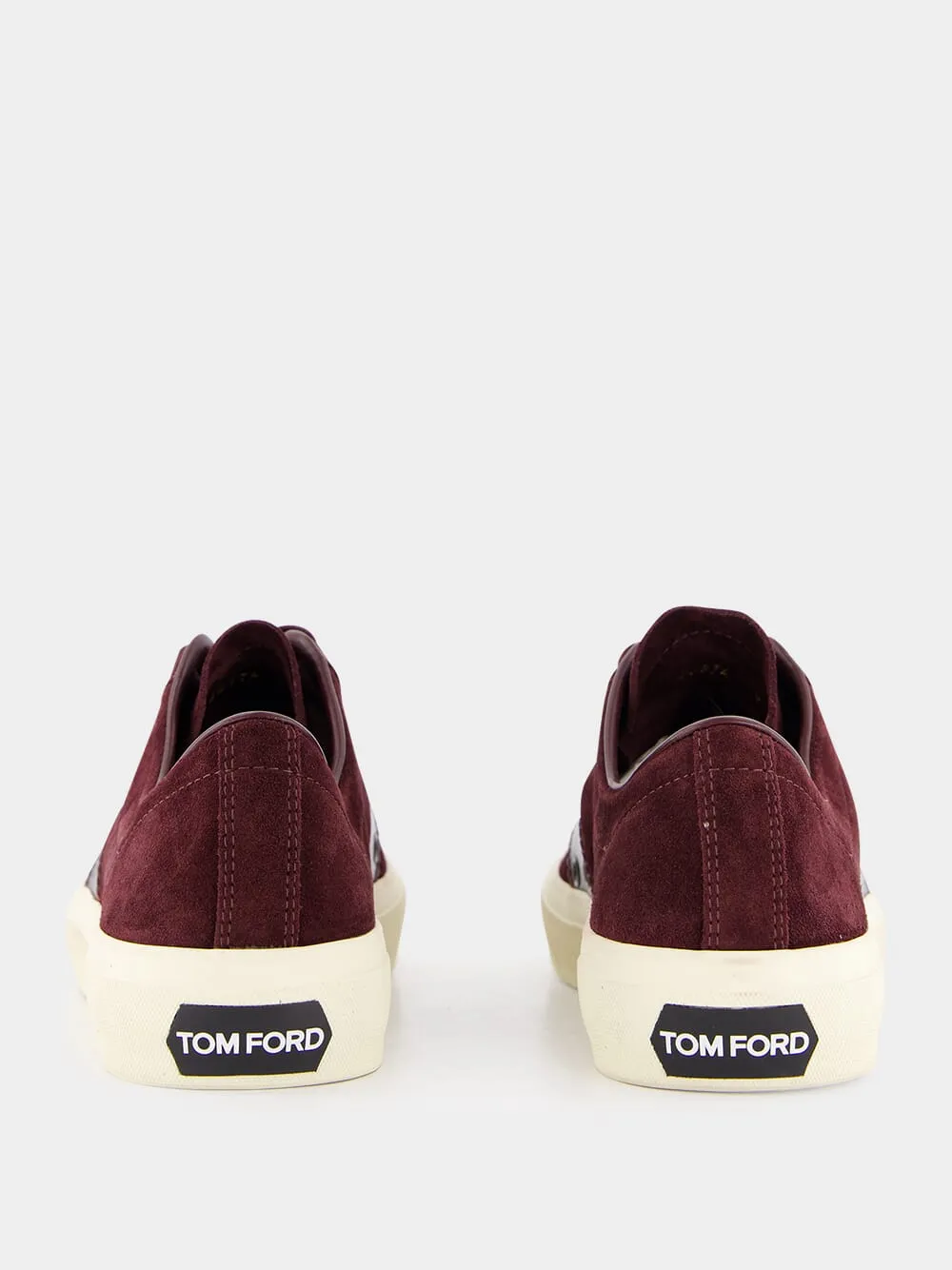 Burgundy Suede Cambridge Sneakers