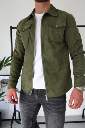 Capo SUEDE Jacket - Olive