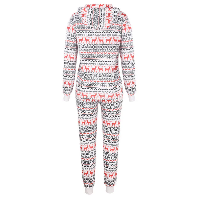 Christmas Pajamas! Reindeer Hoodie Set