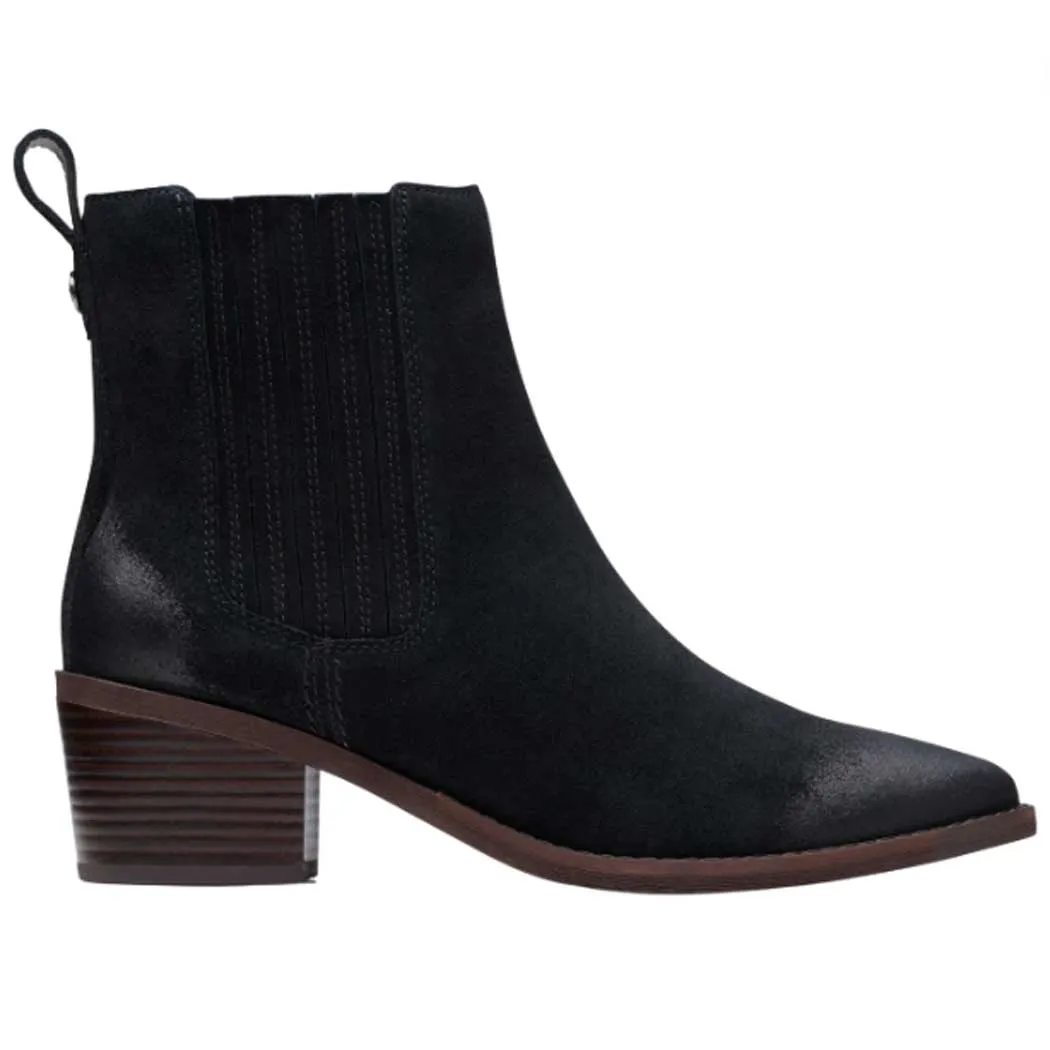 Clarks Morzine Top Chelsea Boot Black (Women's)