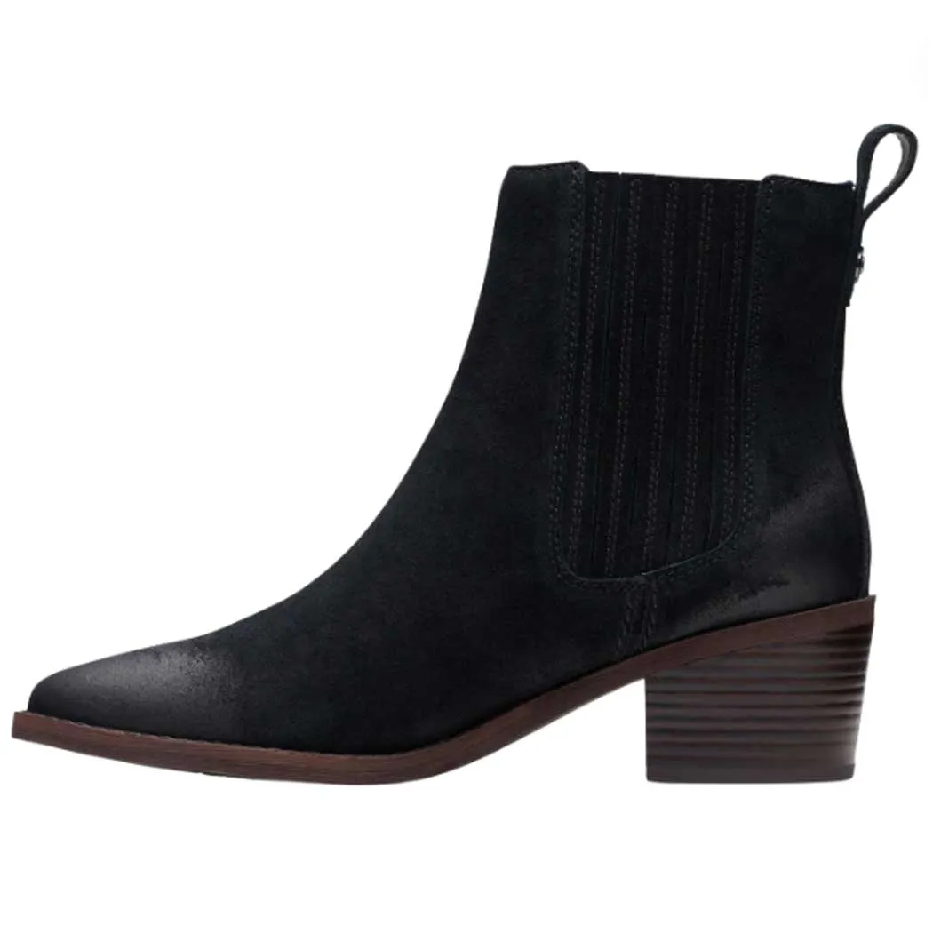 Clarks Morzine Top Chelsea Boot Black (Women's)