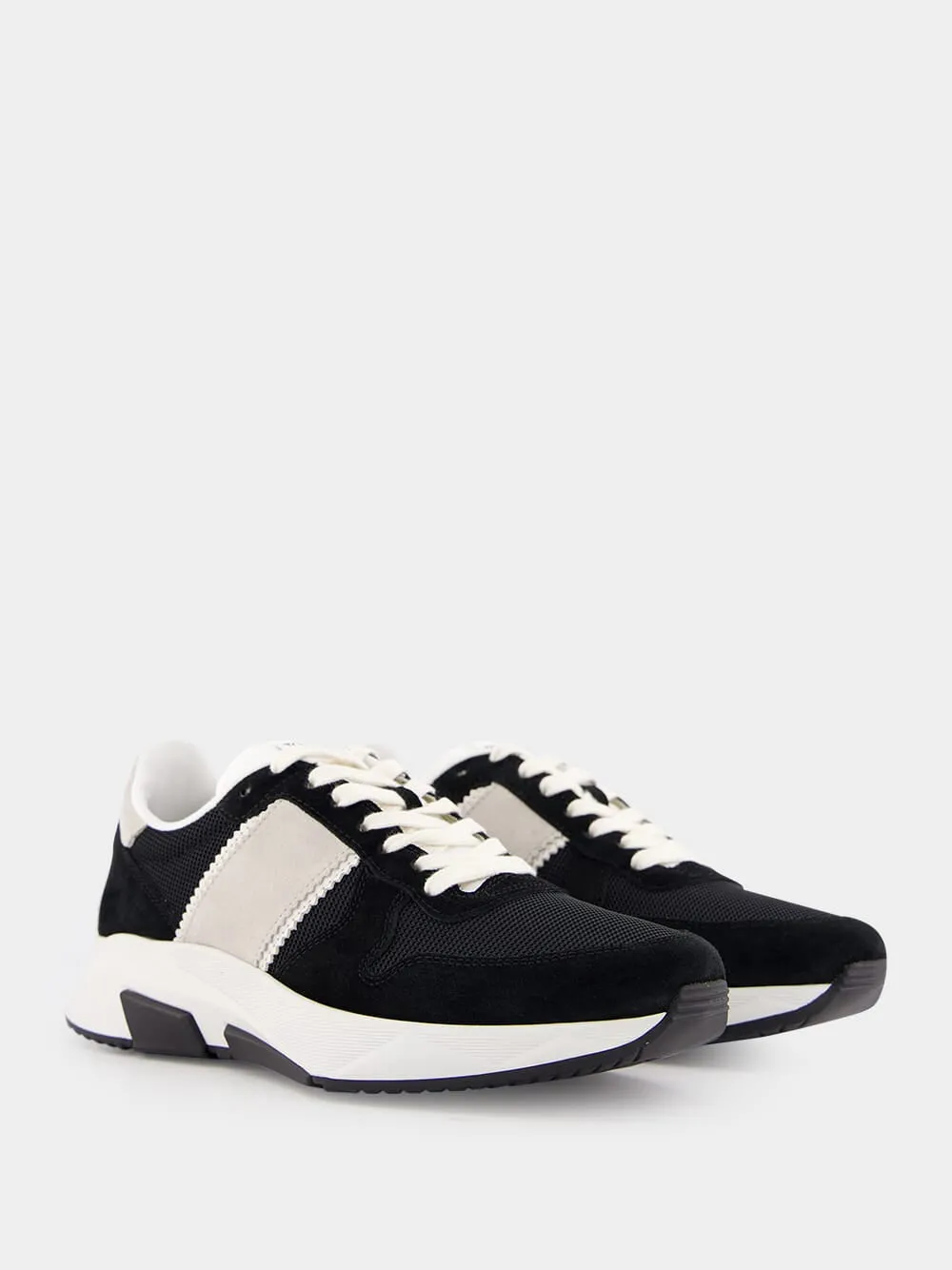 Colourblock Panelled Low-Top Sneakers