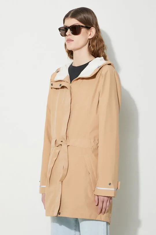 Columbia parka women's beige color