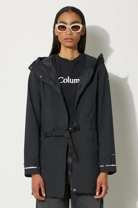 Columbia parka women's black color