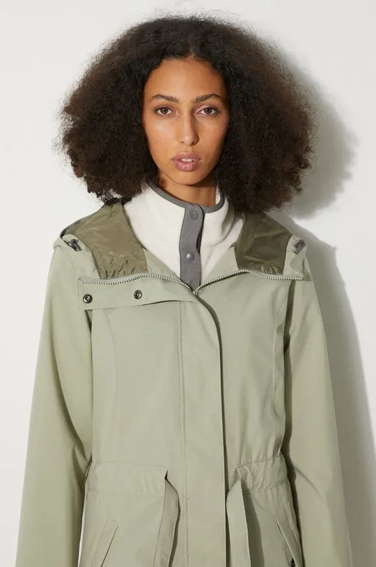 Columbia parka women's green color