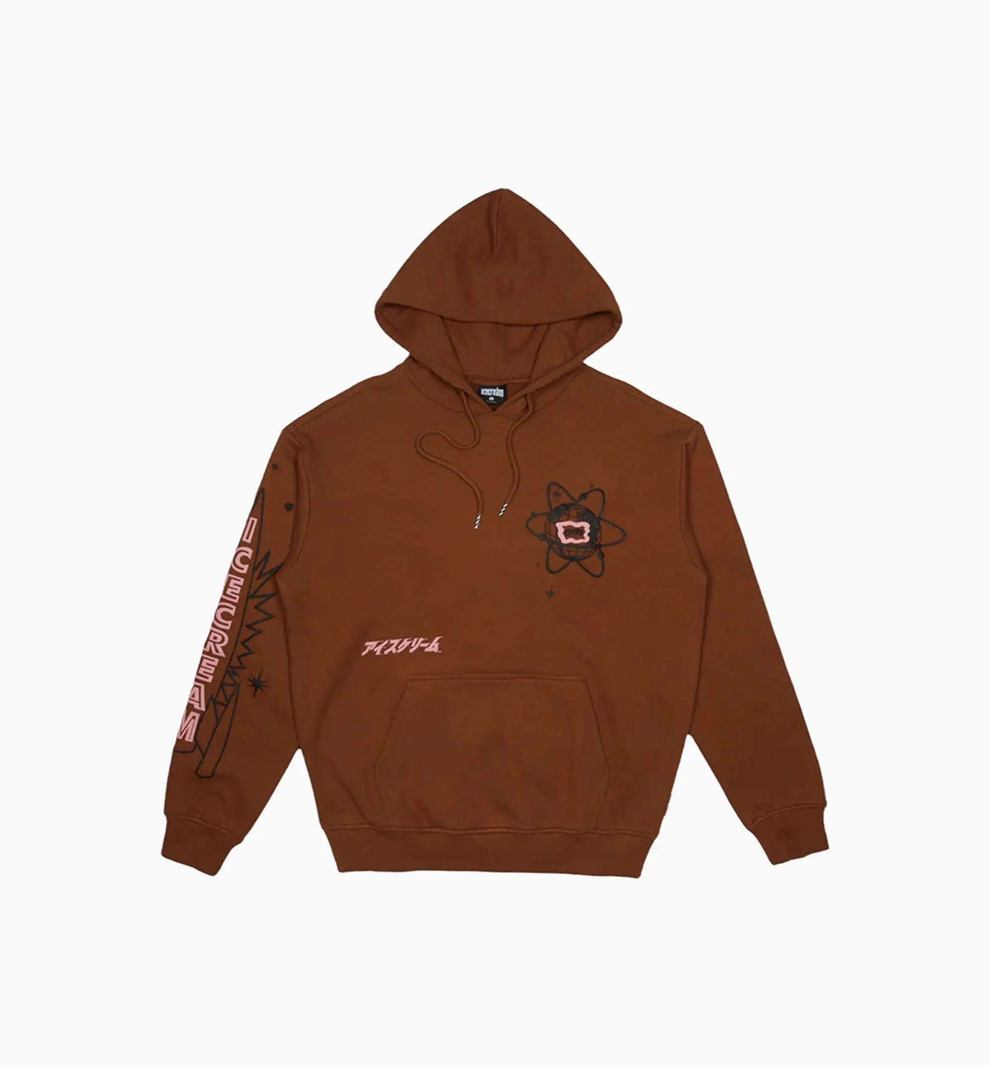 Cones Hoodie Mens Hoodie - Brown