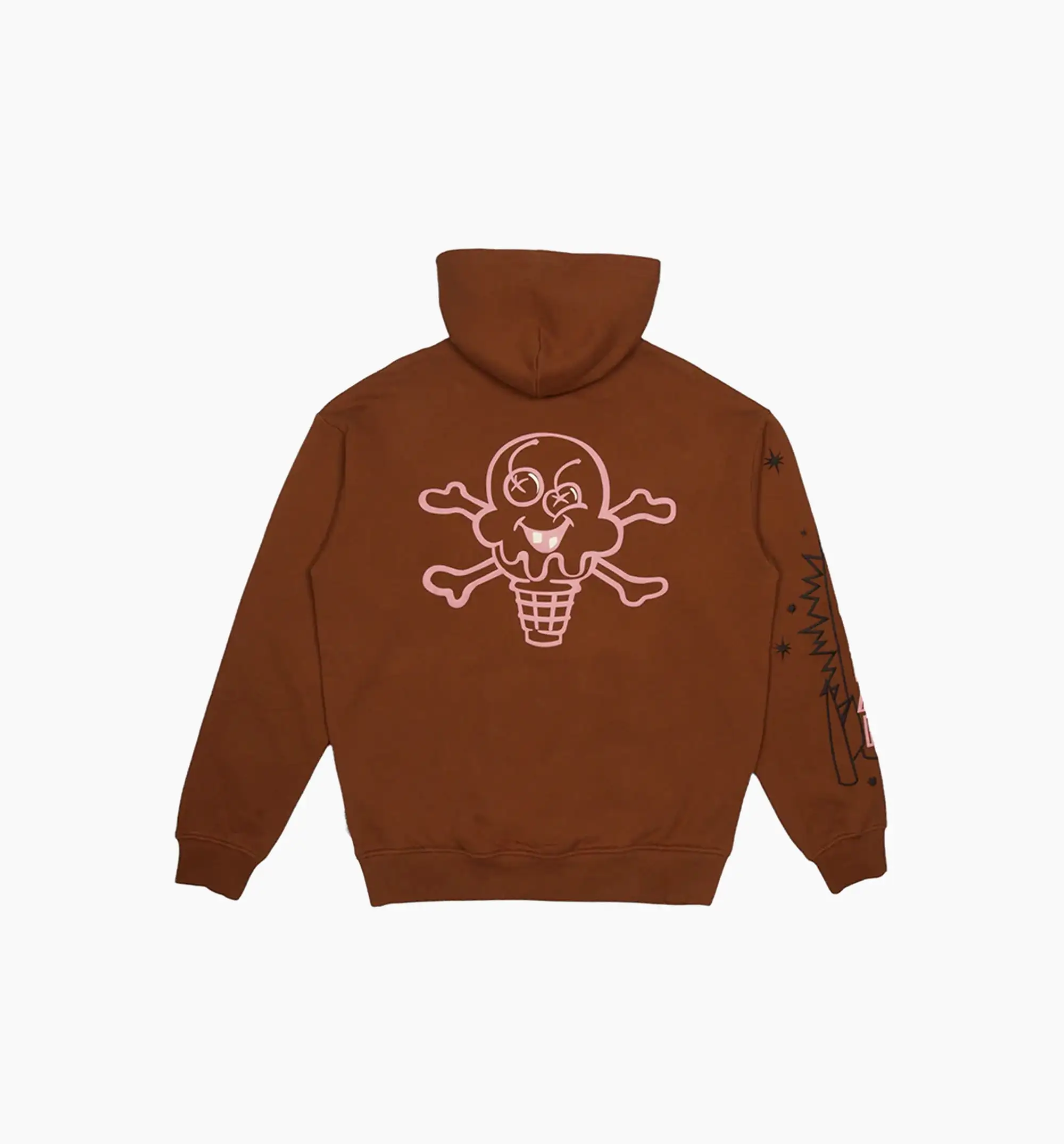 Cones Hoodie Mens Hoodie - Brown