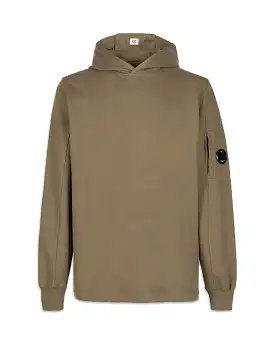 CP Company Light Fleece Hoodie Lead Gray