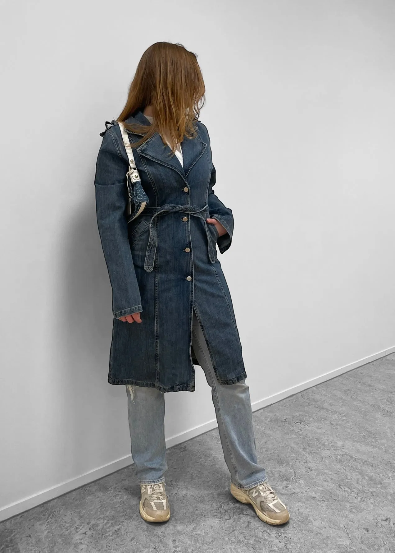 Denim Trenchcoat L