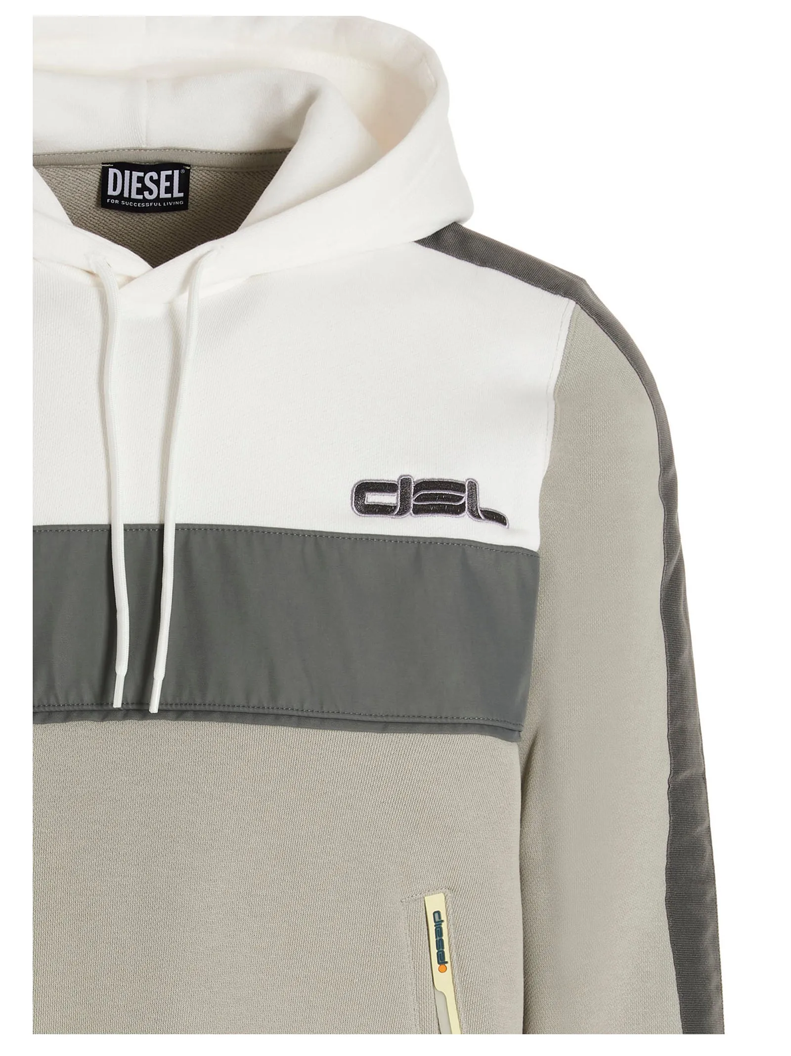 Diesel Logo Detailed Drawstring Hoodie