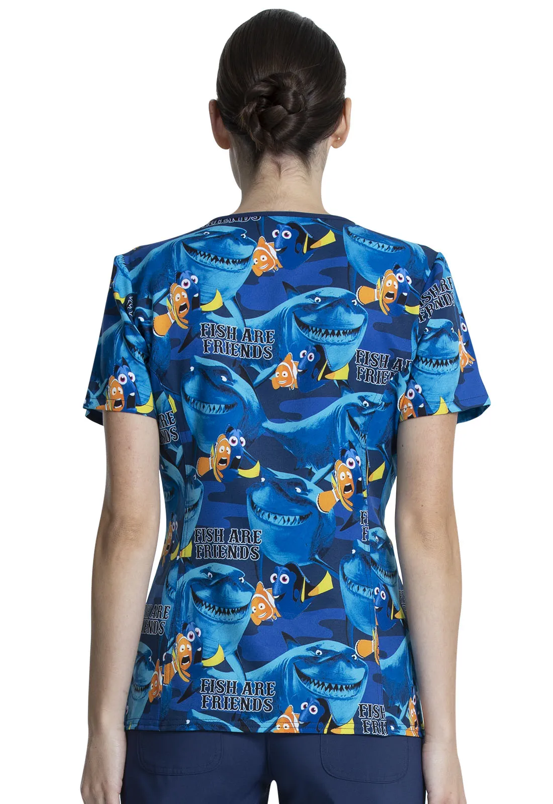 Disney Nemo V-Neck Top in Fish Are Friends