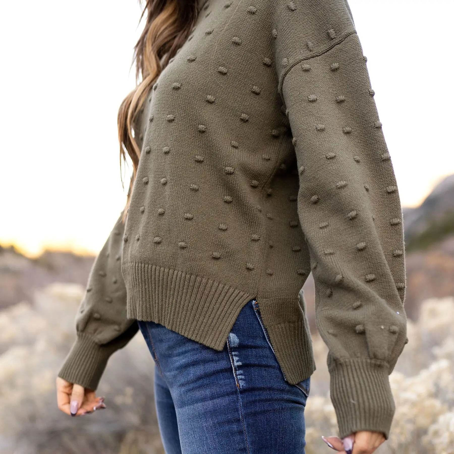 Dreaming of Tomorrow Sweater - Olive