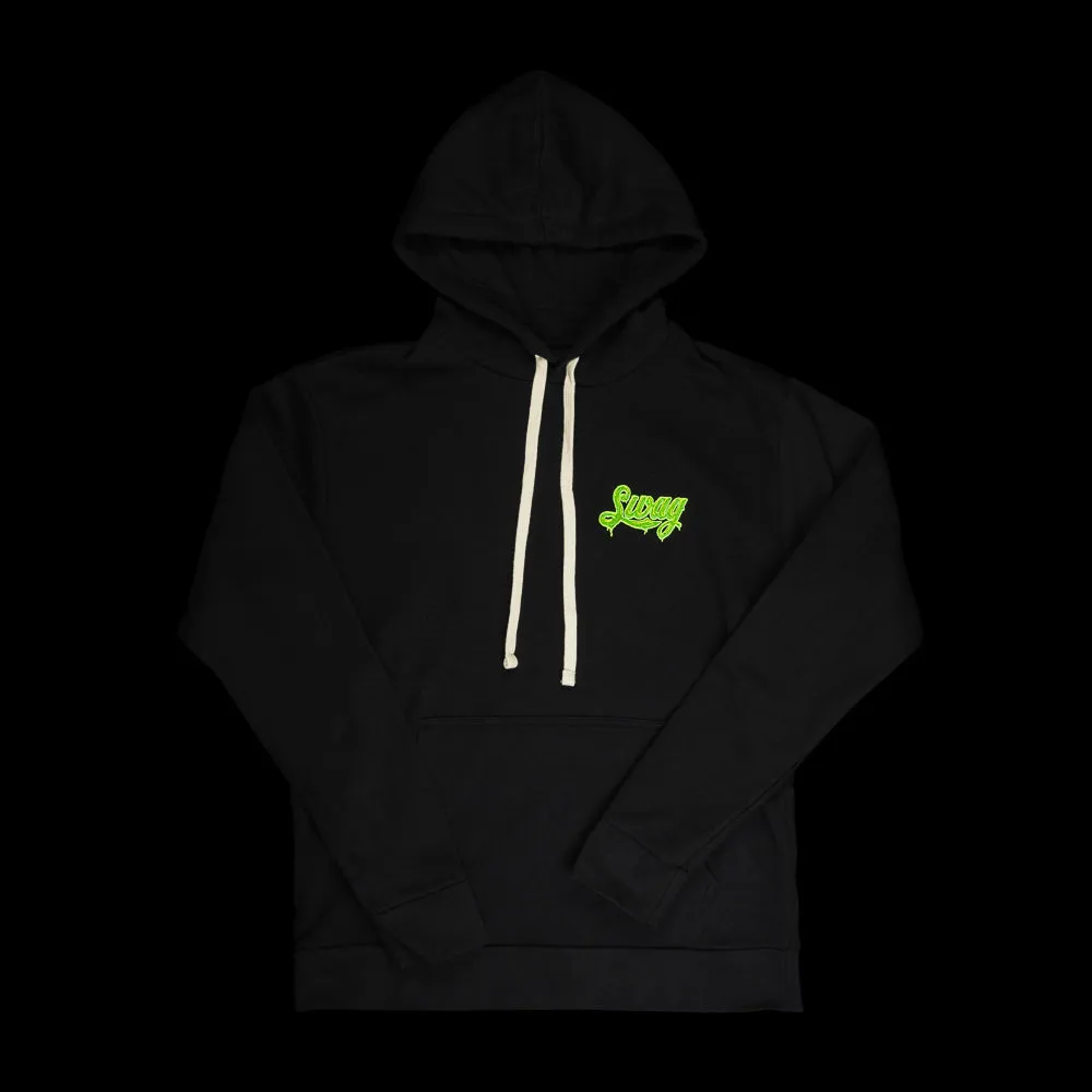 Dripping Cola Script Black Hoodie