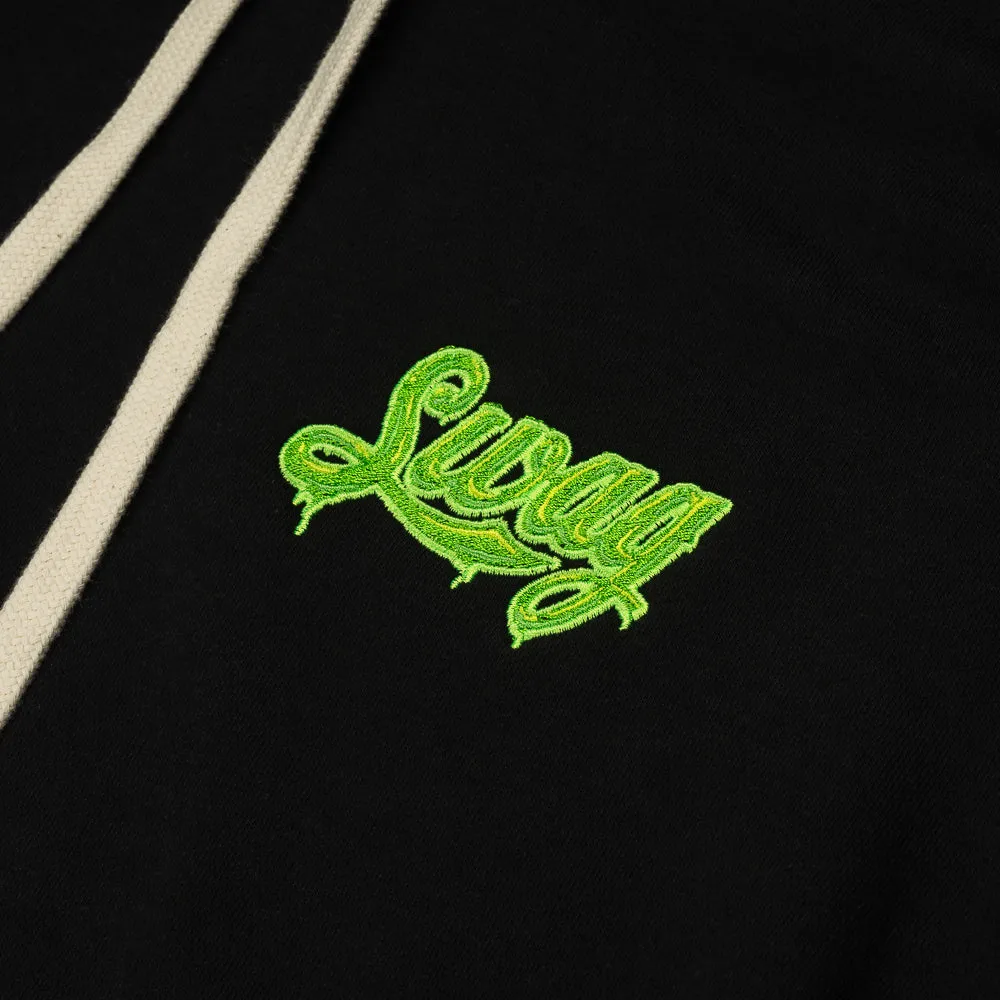 Dripping Cola Script Black Hoodie