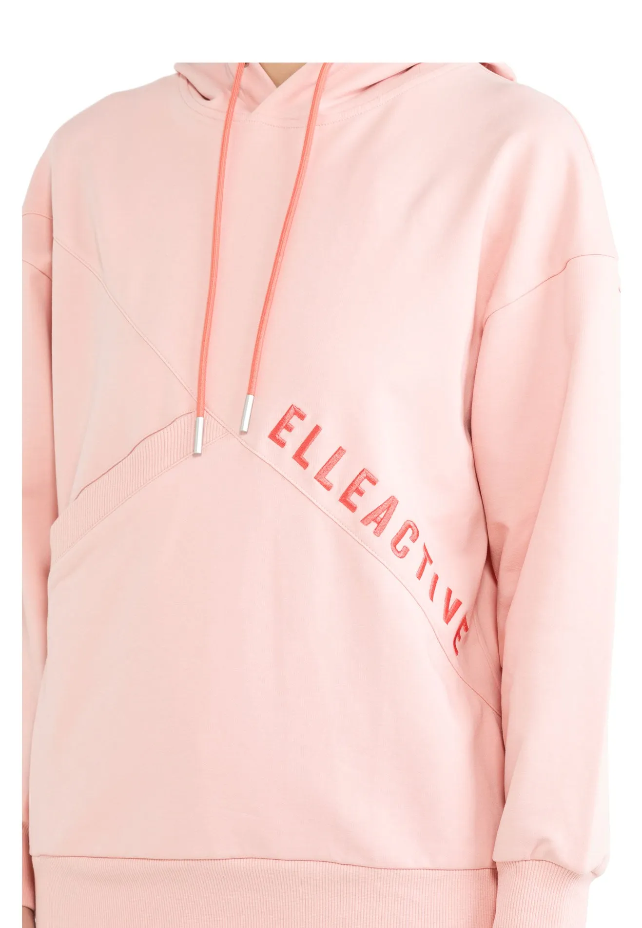 ELLE Active Logo Drawstring Hoodie