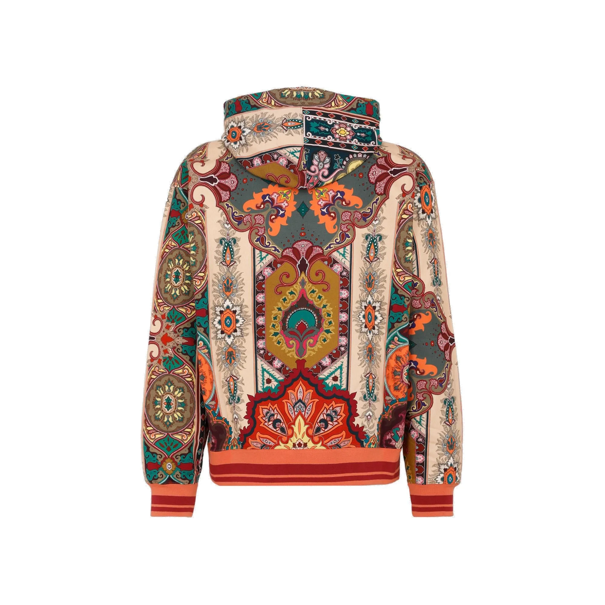 Etro Paisley Printed Drawstring Hoodie