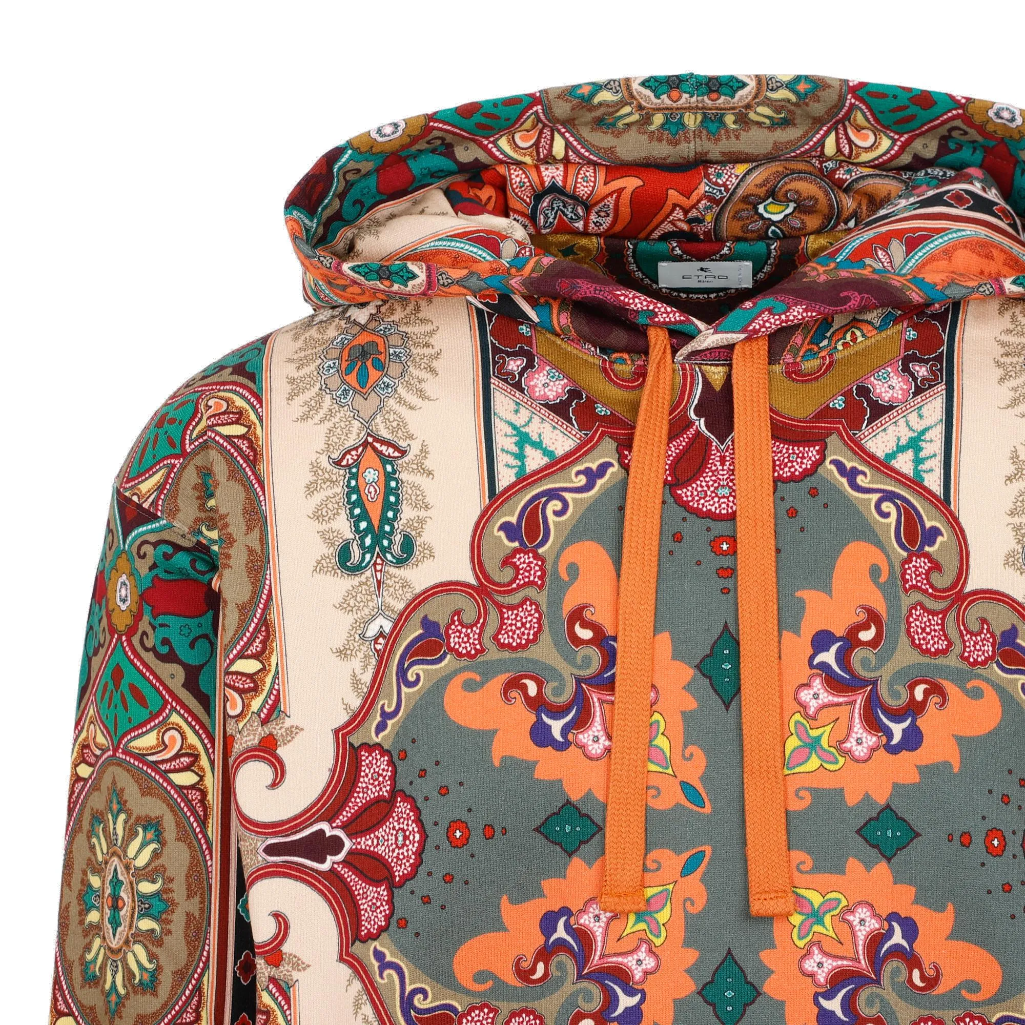 Etro Paisley Printed Drawstring Hoodie