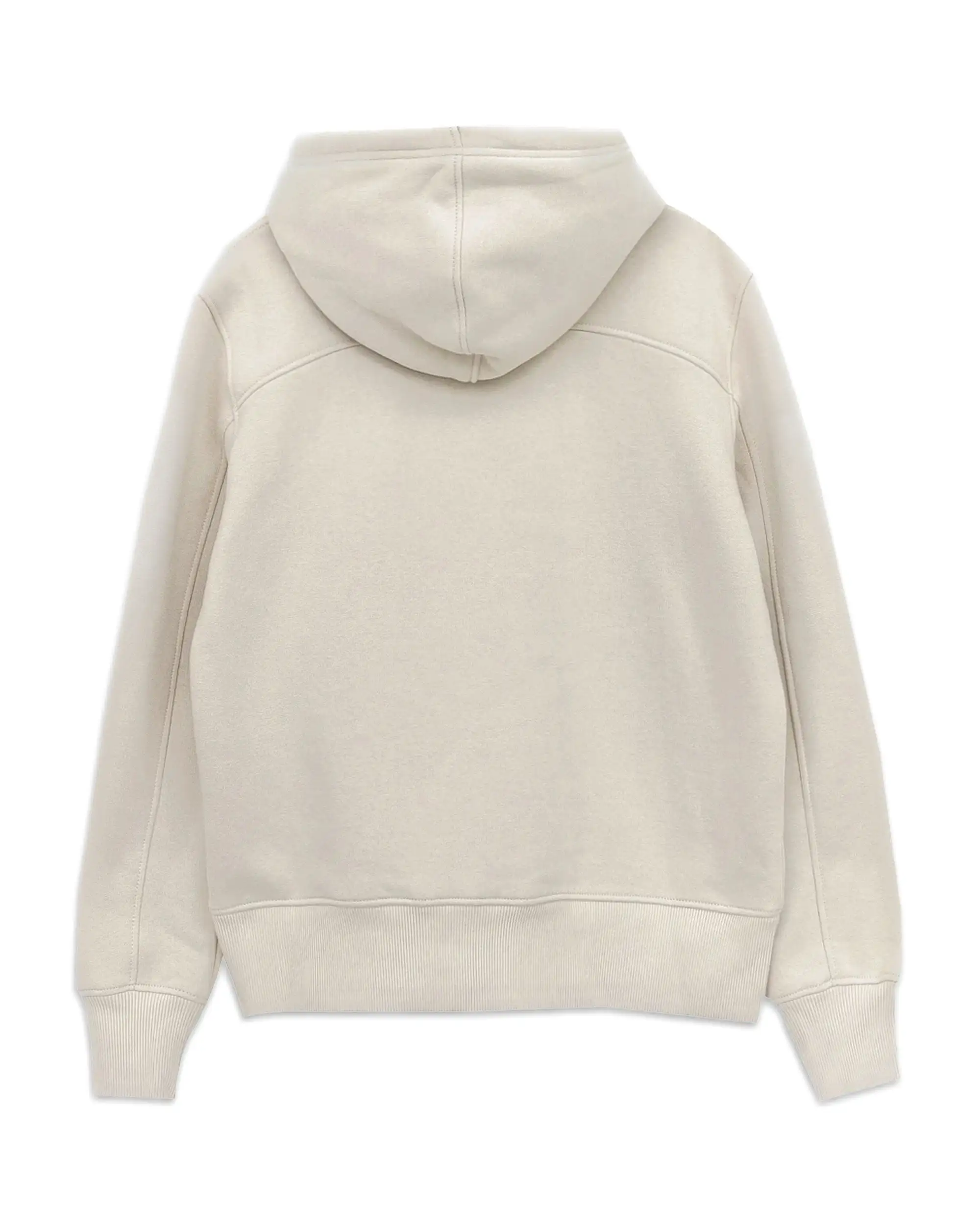 Felpa Donna Calvin Klein Jeans Archival Monologo Hoodie Eggshell