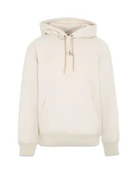 Felpa Uomo Calvin Klein Blocking Hoodie Eggshell