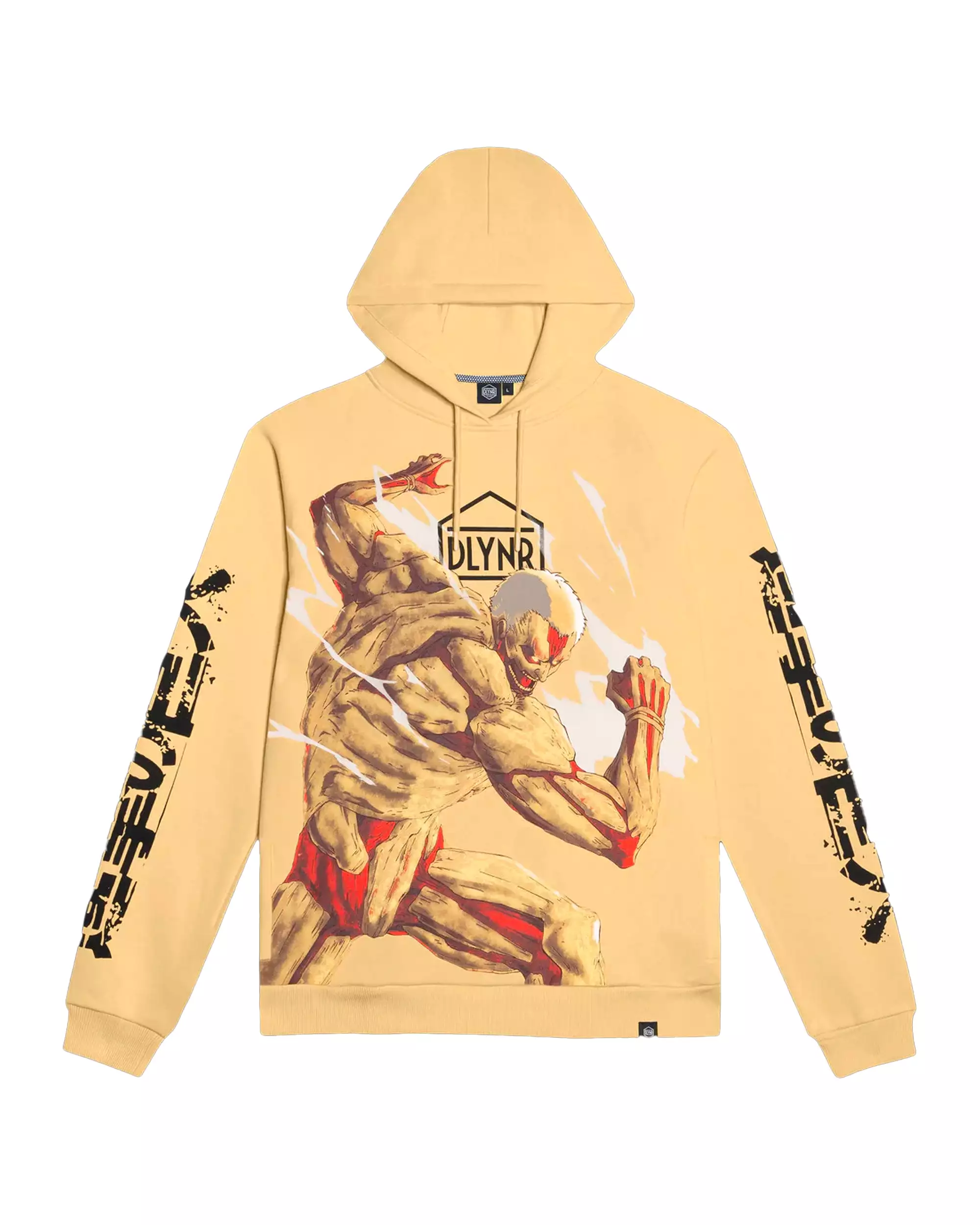 Felpa Uomo Dolly Noire Armored Titan Hoodie Beige