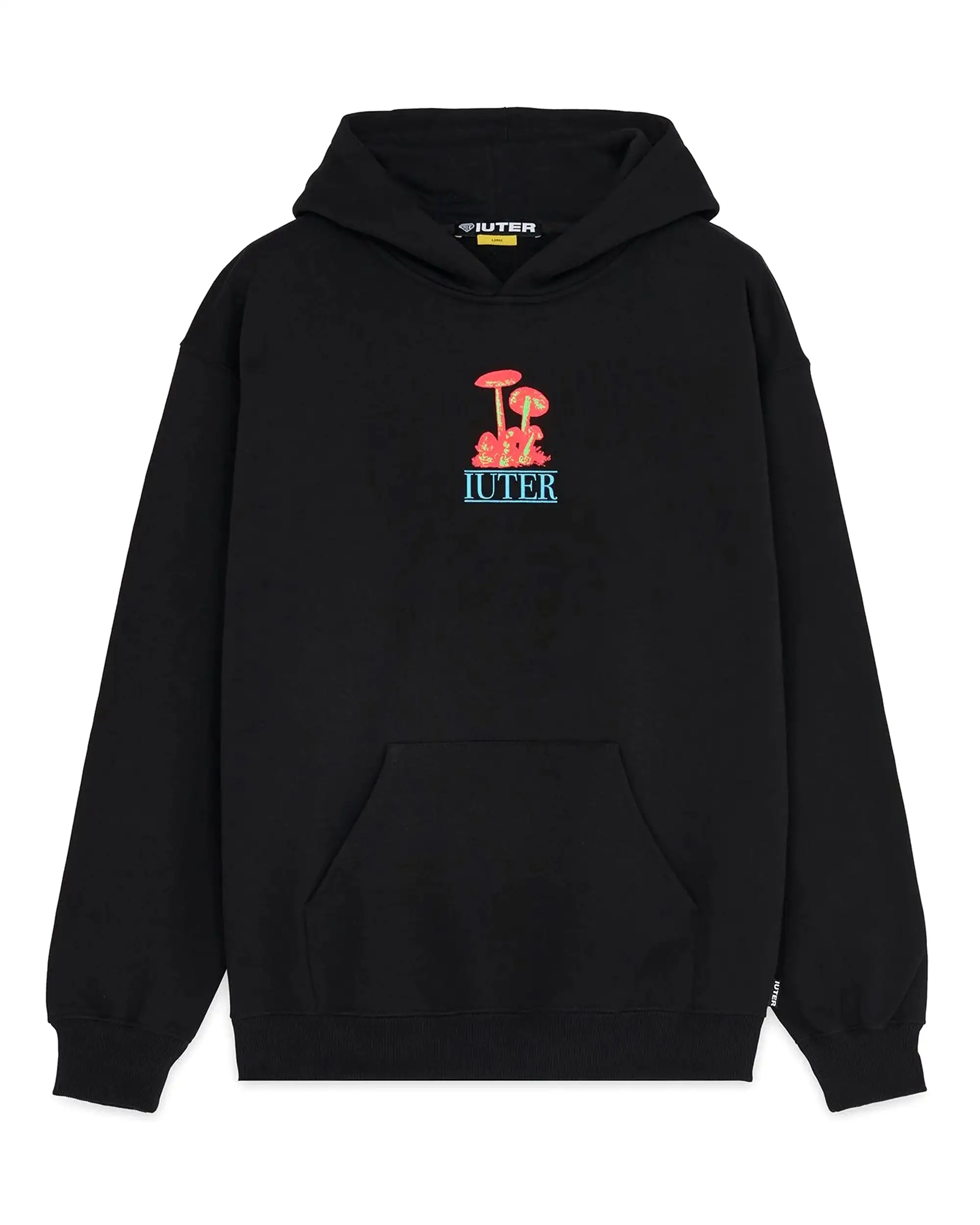 Felpa Uomo Iuter Growing Hoodie Nero