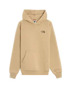 Felpa Uomo The North Face Raglan Redbox Hoodie Khaki Stone