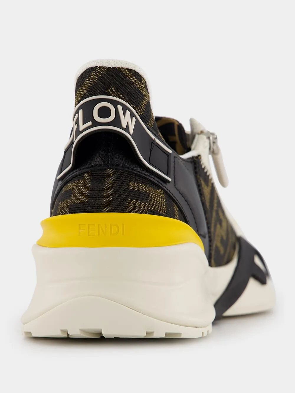 Flow Yellow Leather Sneakers