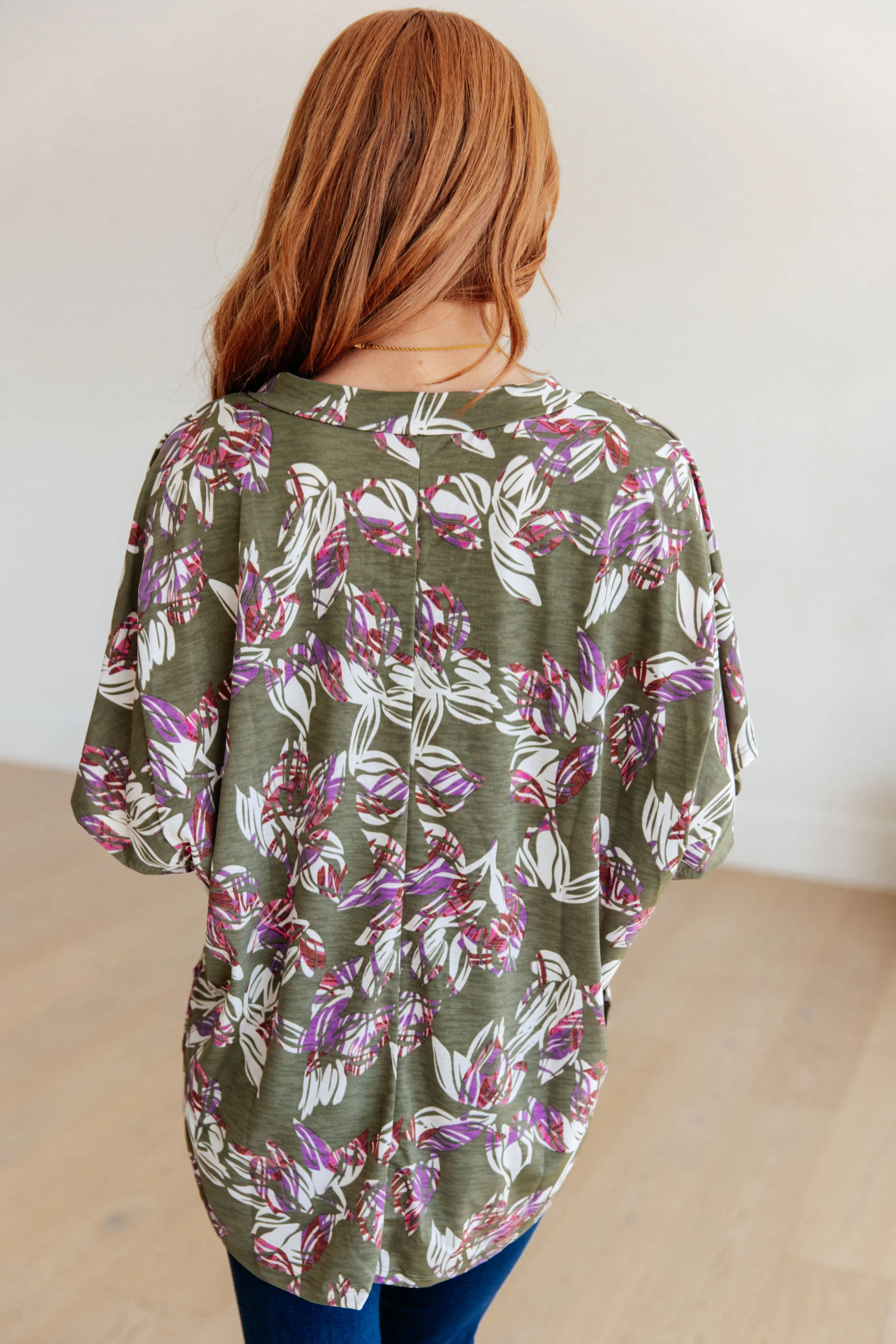 Frances Floral V-Neck Top