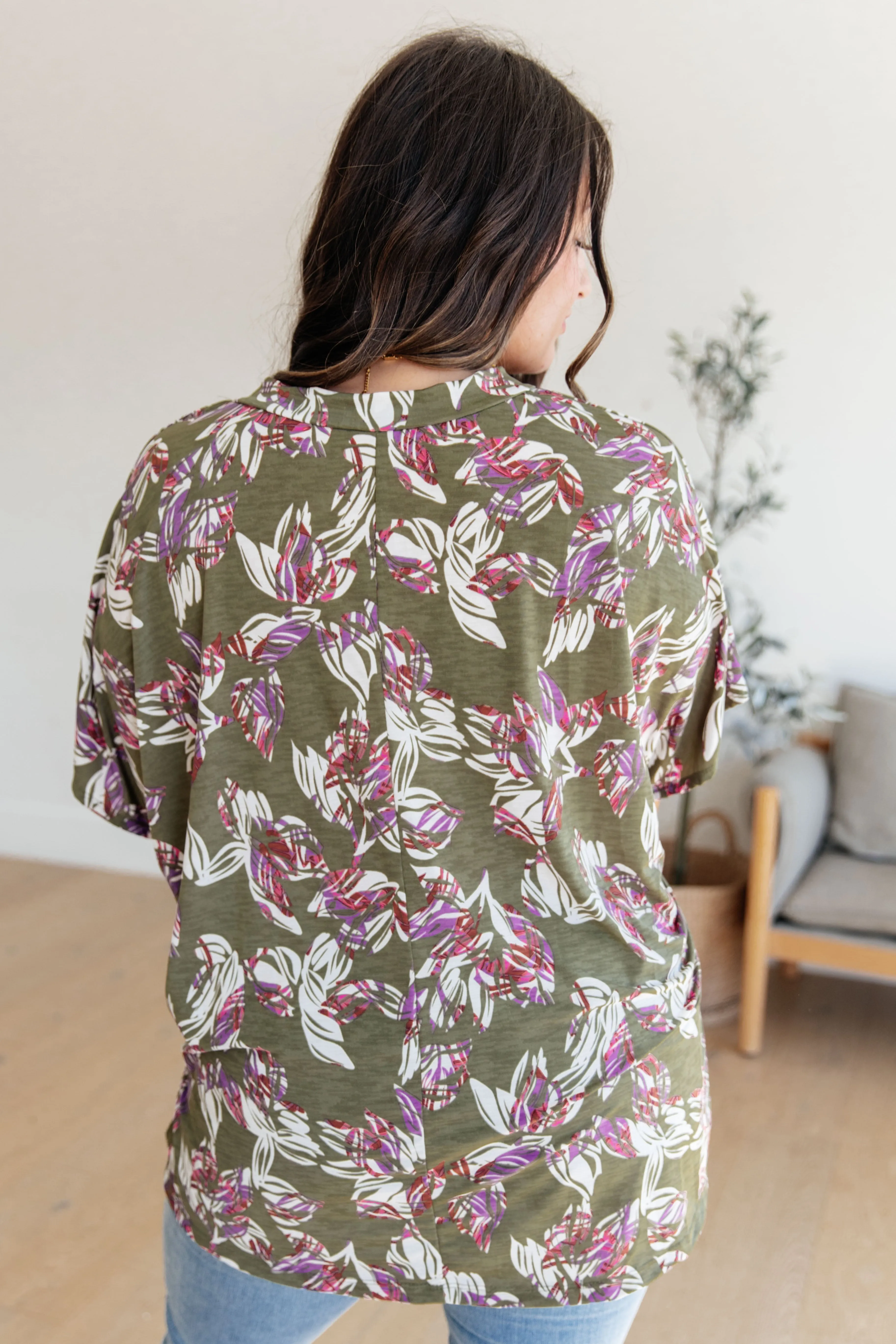 Frances Floral V-Neck Top