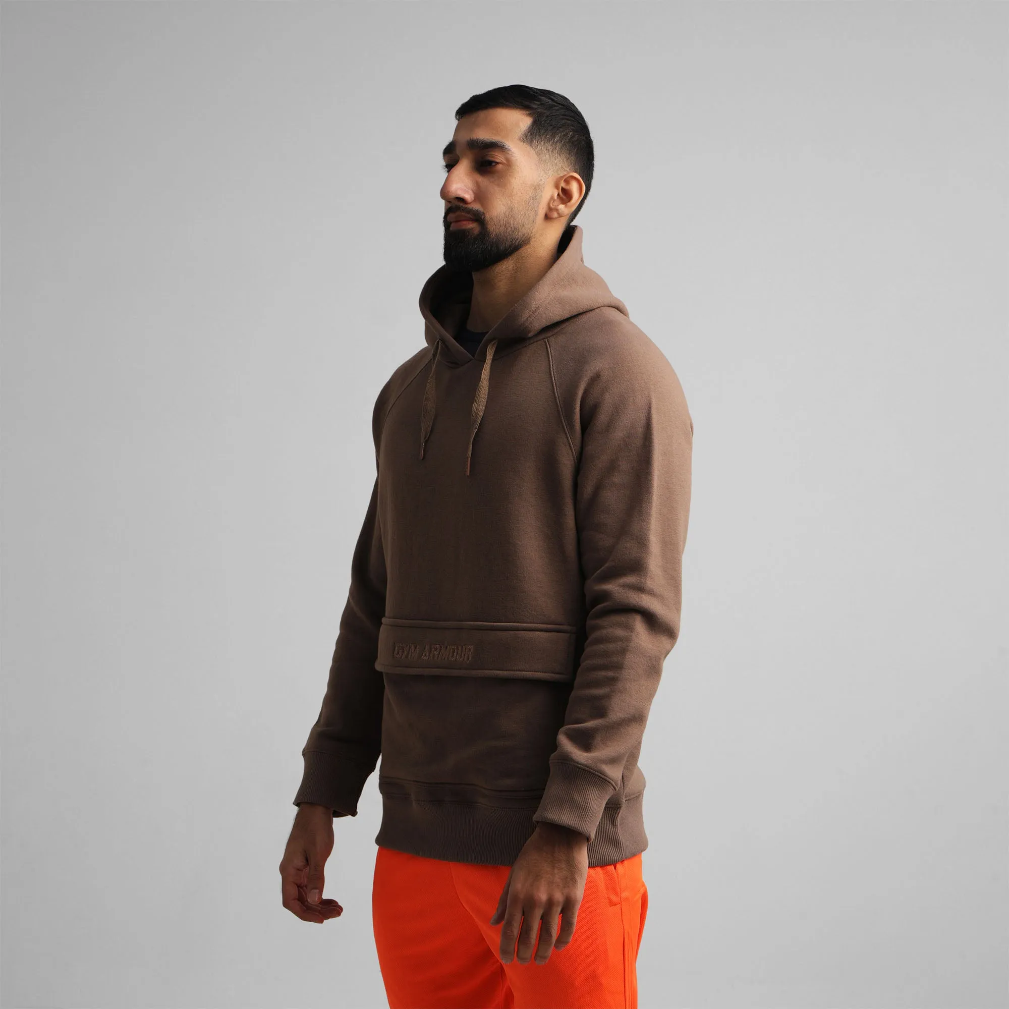 GA Envelop Pocket Hoodie (Brown)