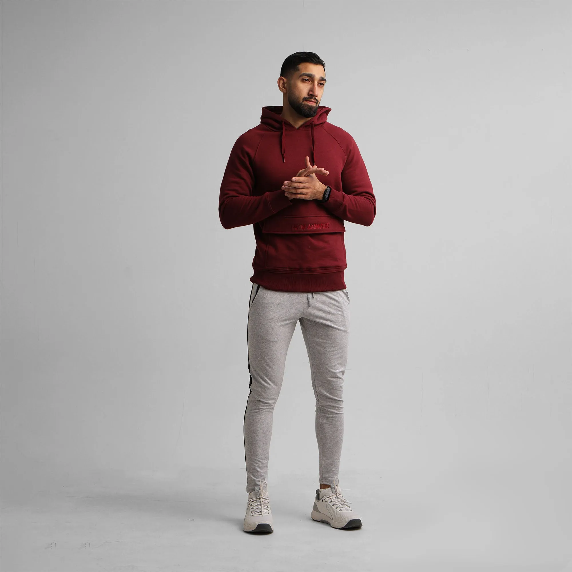 GA Envelop Pocket Hoodie (Maroon)