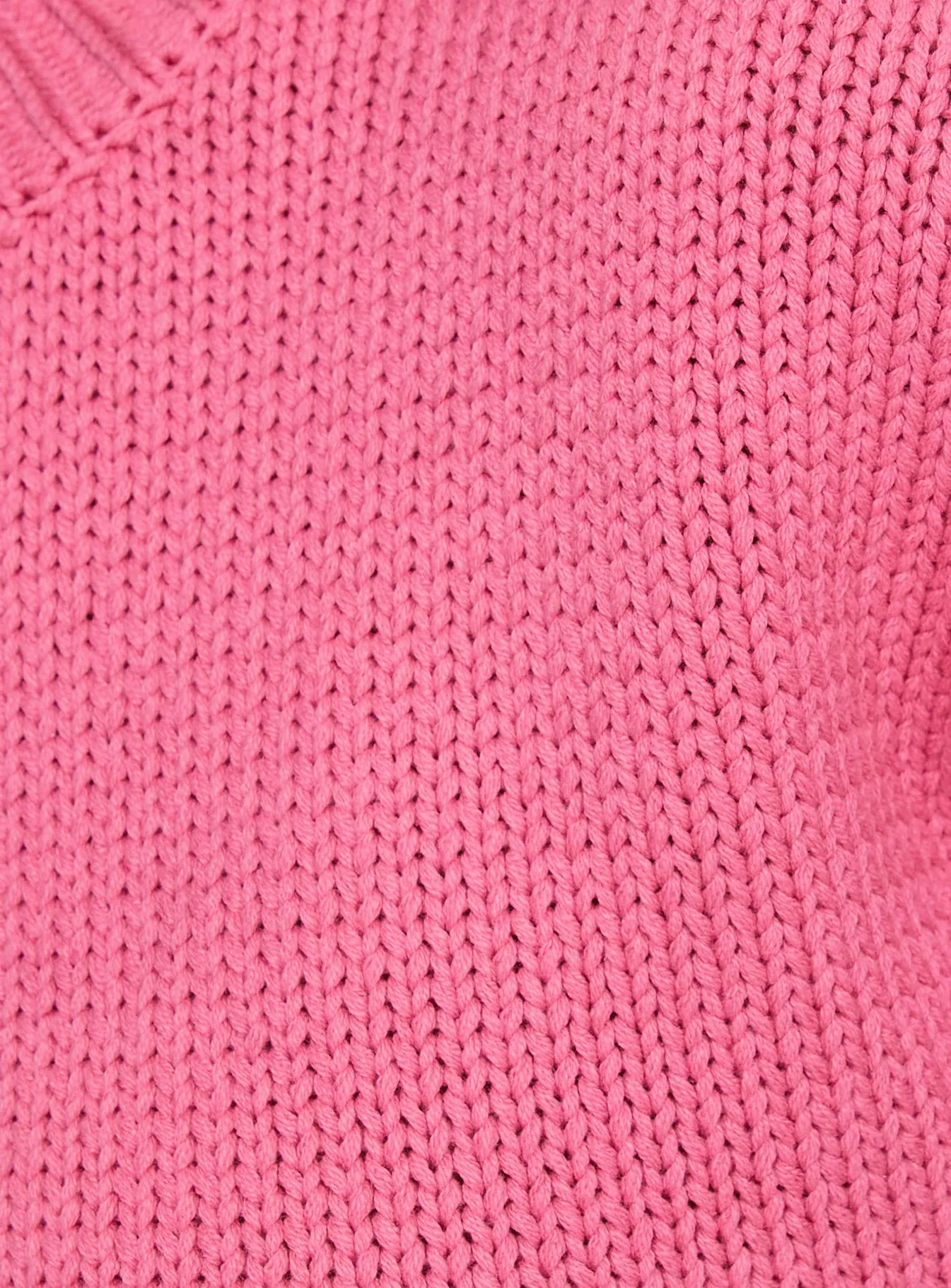 Harmony Knit Sweater Pop Pink